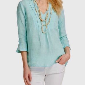 Vineyard Vines Linen Savanna Popover